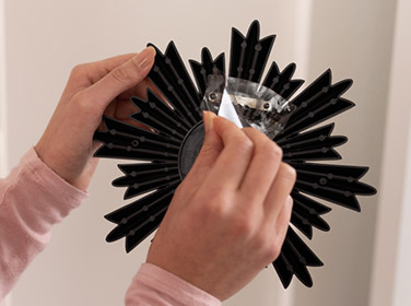 Peeling the backing off Alien Tape