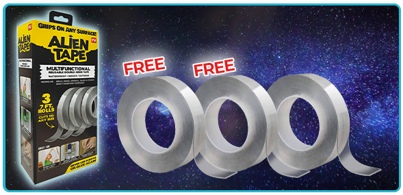 Alien Tape - Instantly Locks Anything Into Place Without Screws